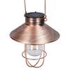Solar Hanging Light Decorative Iron Frame LED Outdoor Retro Lantern for Garden Yard Porch