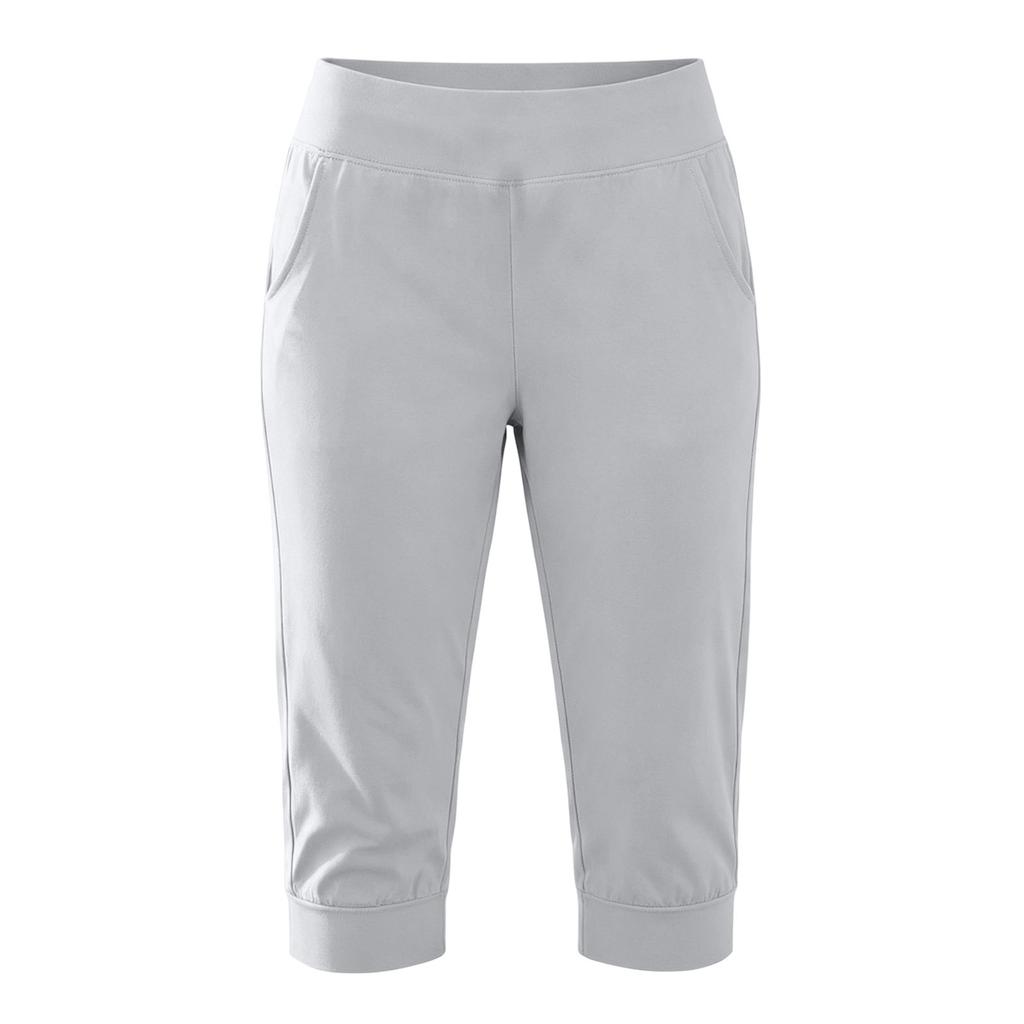 Women Stretch Capris Yoga Pants Elastic Waistband Soft Fabric Athletic Workout Cropped Trousers for Fitness and Activities