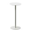 ideaco Side Table, Rounded Corners, Edged, W23 x D23 x H50cm, No Assembly Required, Sand White