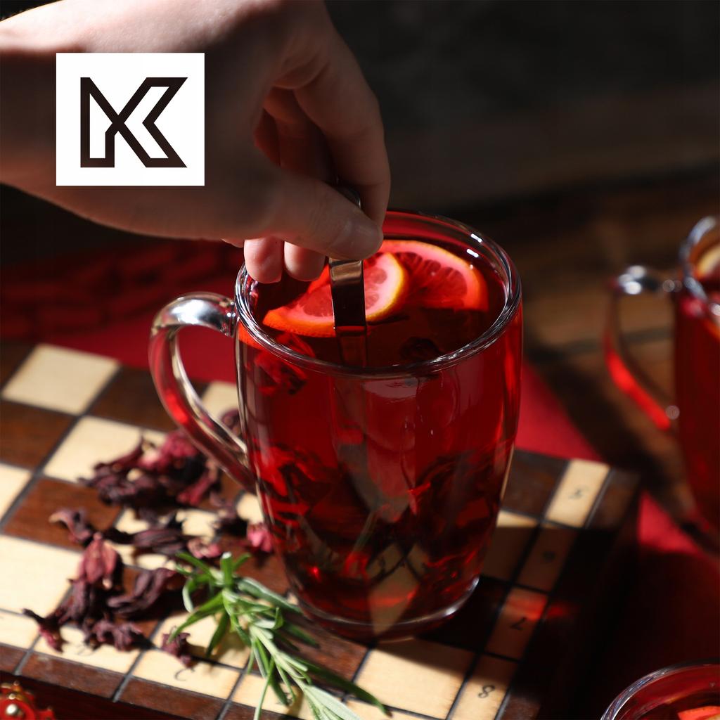 KADAX Szklanki 350ml Zestaw Do Herbaty Kawy Z Uchem