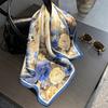 Silk scarf, small square scarf, women's spring/summer korean style thin silk scarf, versatile mulberry silk sun protection decorative scarf