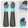Aquatic Gloves Extended Waterproof 70cm Plush Wear Resistant Labor Protection Long Sleeve Thickened