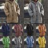 Super Cozy Plus Size Womens Hooded Knitted Cardigans Jumper Sweater Winter Jacket