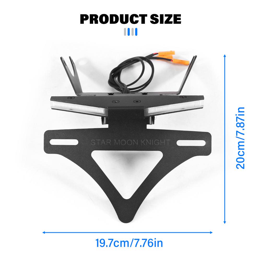 For Honda CBR650R CB650R 2021-2025 Moto License plate frame turn signal integrated license plate holder Motorcycle Accessories