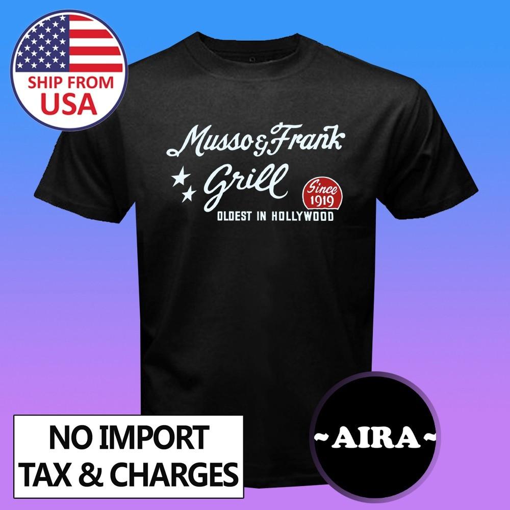 Musso & Frank Grill Men s Black Size S-5XL S