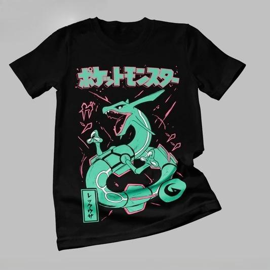 Pokemon shortsleeved Tshirt for men summer Pikachu Genki Mewtwo anime peripheral clothing Mens Shirts Women Y2k tshirts