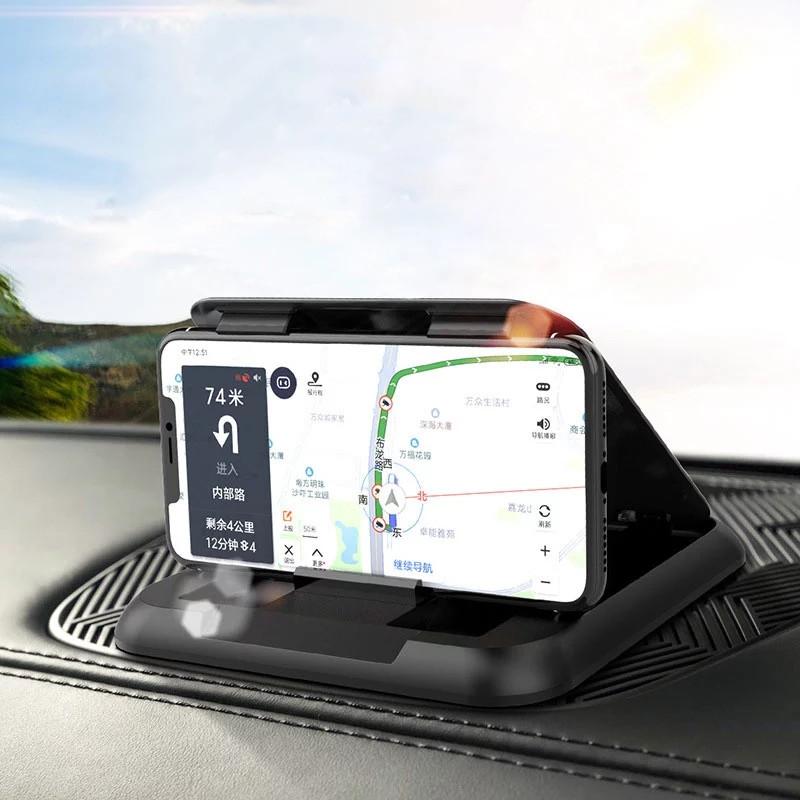 Biltelefonholder Beslag Universel Instrumentbræt Telefonholder til Bil Skridsikker Silikone Sugekop Justerbar Smartphone Holder