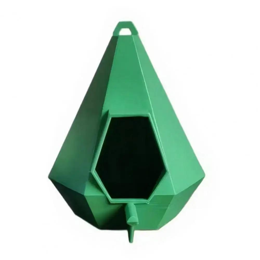 

Rainproof Hanging Bird Feeder Cyberpunk Style Bird Feeder House Bird Feeding Station Patio Green Style B