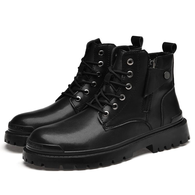 

Горячие продажи осенне-зимних мужских ботинок, новый модный дизайн, стиль отдыха, бизнеса, повседневного, офисного, уличного, мотоциклетного мужского ботинка 48 чёрный