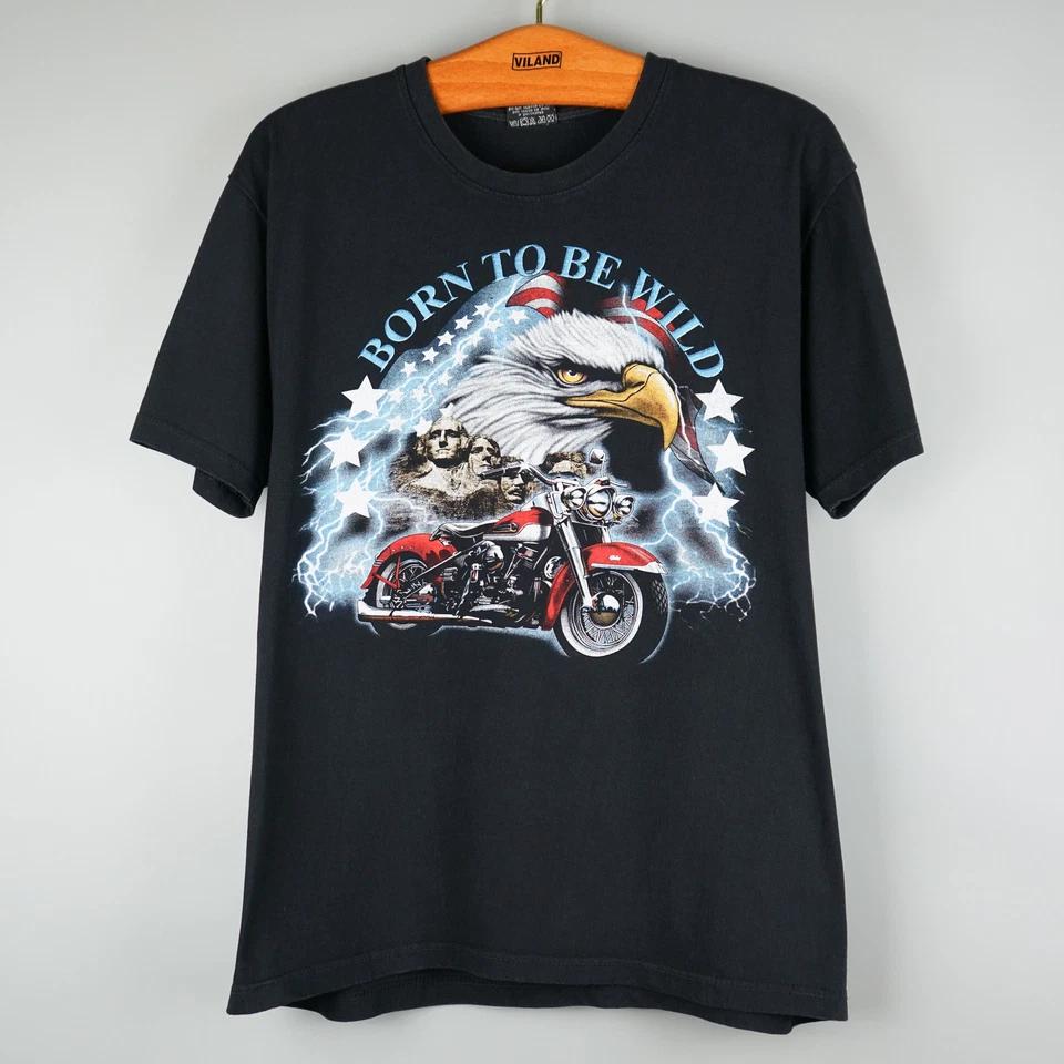 Vintage 90s Born To Be Wild Eagle t-shirt 4XL