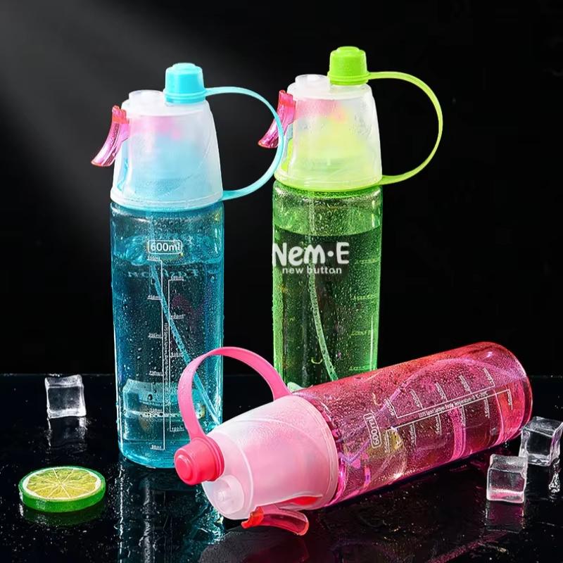 1/1/1pcs 611ml Sports Water Bottle Can Drink Spray Water Bottle Portable Leakproof For Travel Climbing Outdoor Gym Sport Bottles
