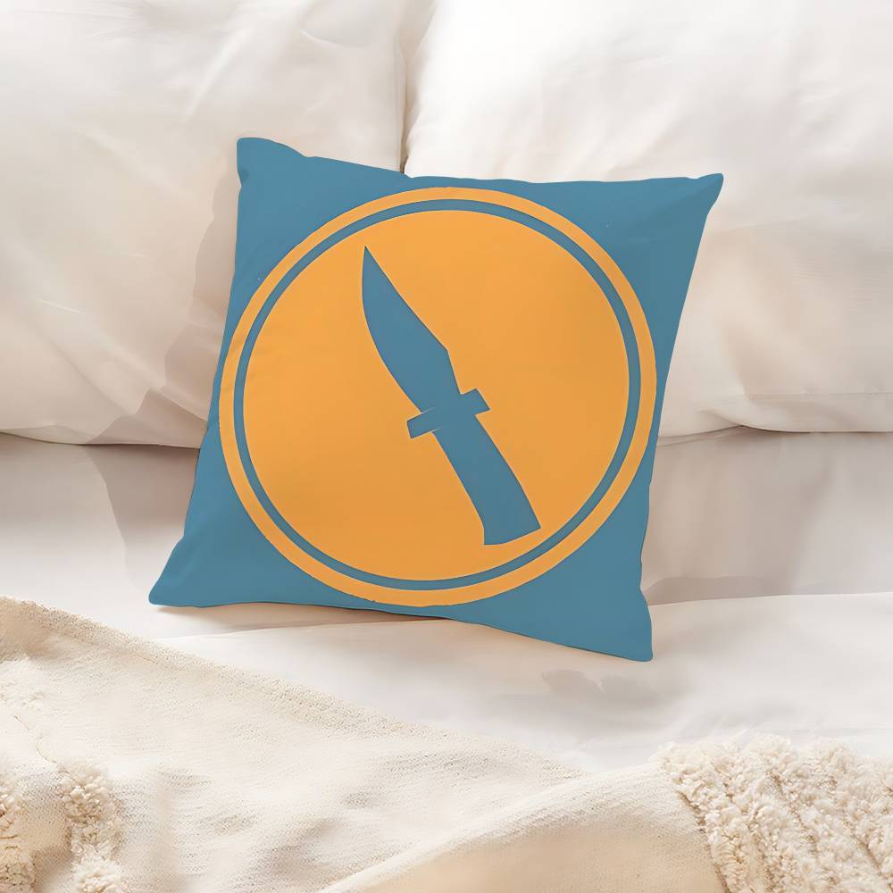 Game-T-tF2-Engineer-Explorer Red Blue TeamS Cool Throw Pillow Covers Pattern Cushion Cover Suitable For Sofa Bedroom Car Pillow