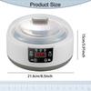 Electric Yogurt Maker Machine Natto Digital Display with 5 Glass Jars Automatic Household