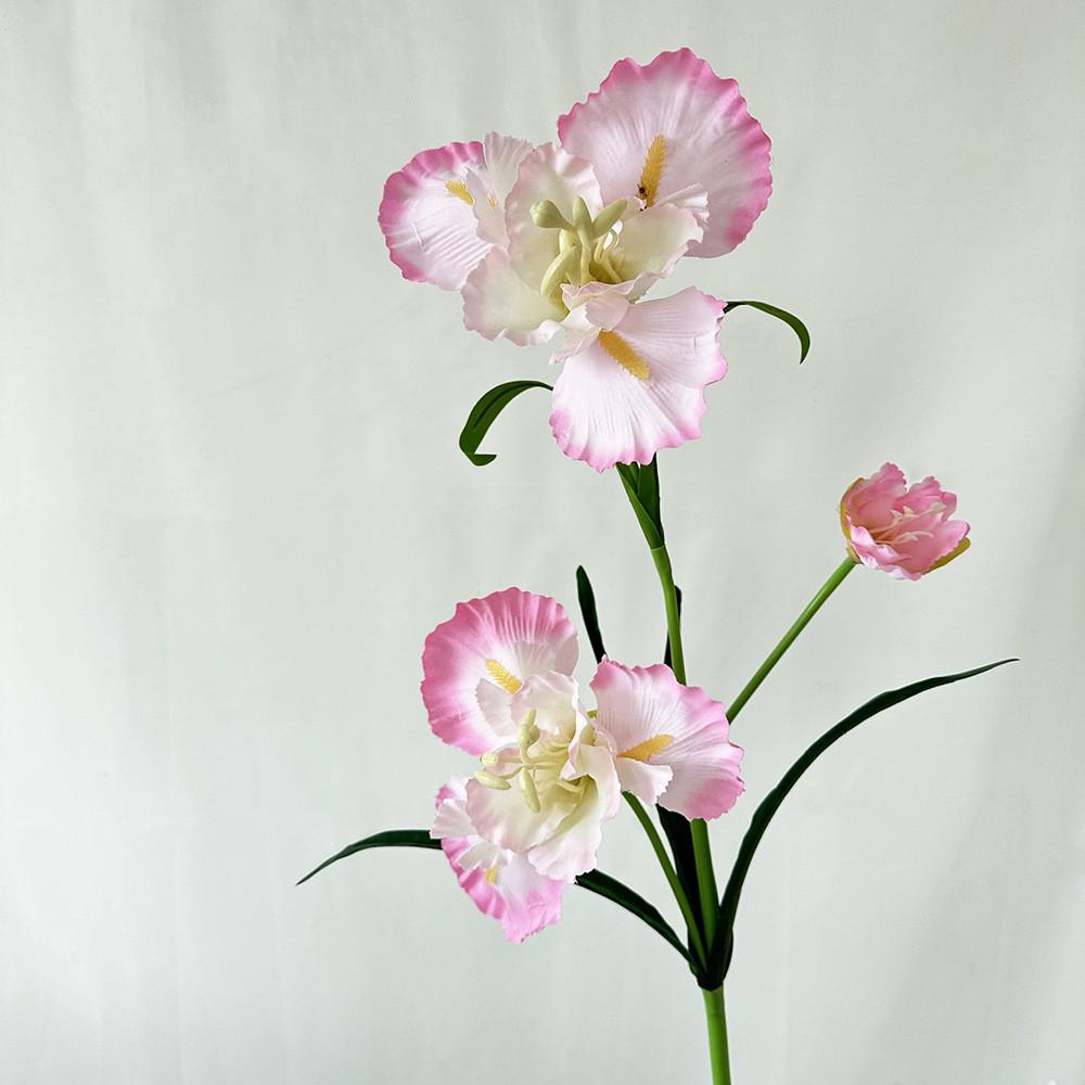 Artificial Iris Flower Wedding Hotel Restaurant Desktop Decoration Ornament Room