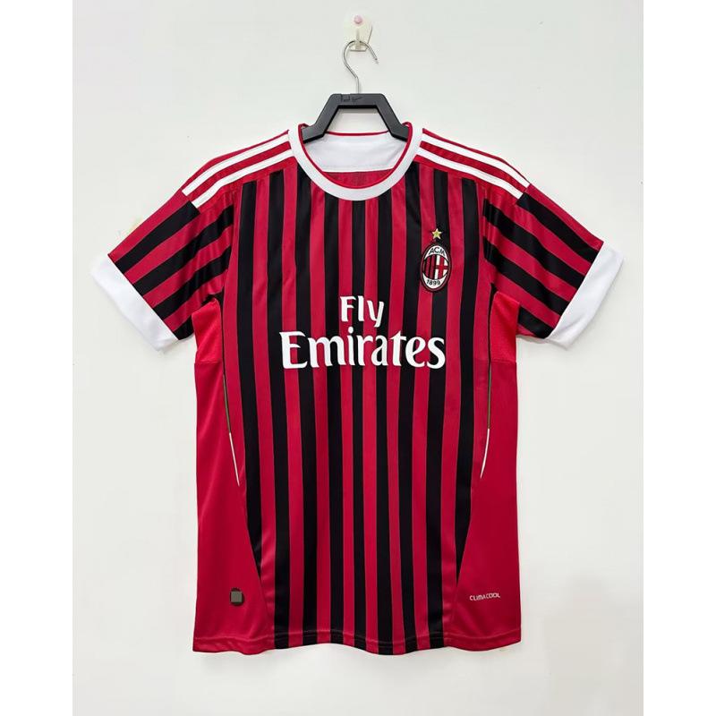 9596AC Milan Jersey No. 3 Maldini 18 Baggio 22 Kaka Short-sleeved Pants 12-13 Retro Football Jersey