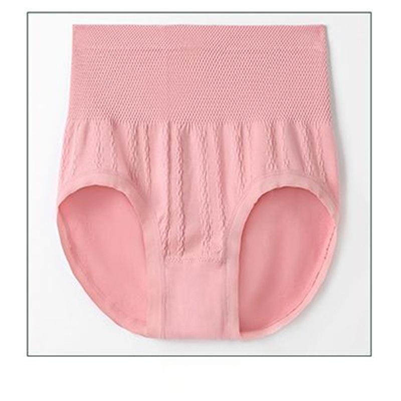 1Pc High-Waisted, Tummy-Control, Hip-Lifting, Shaping Cotton Briefs, Plus Size, Seamless Women's Underwear