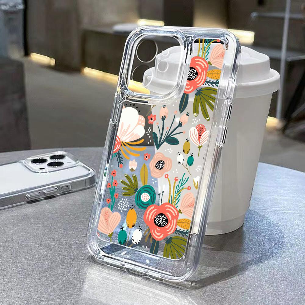 Třešňový kryt na telefon pro Samsung A56 5G A55 A36 A26 A16 A15 A35 A34 A33 A54 A53 A52s A25 A14 A13 A06 A05s A05 Silikonový Průhledný Kryt