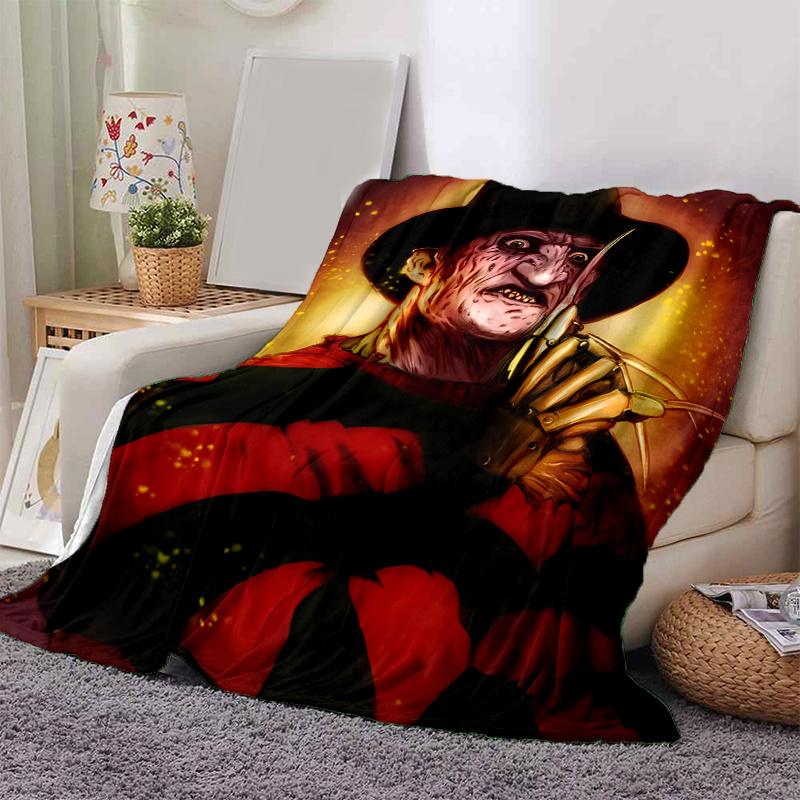 

Freddy Krueger Horror Movie Poster PrintPrint Blanket, Soft Blanket For Sofa Office Bed And Travelling Daughter Birthday Gift esj306 130cm×150cm（50in×60in）