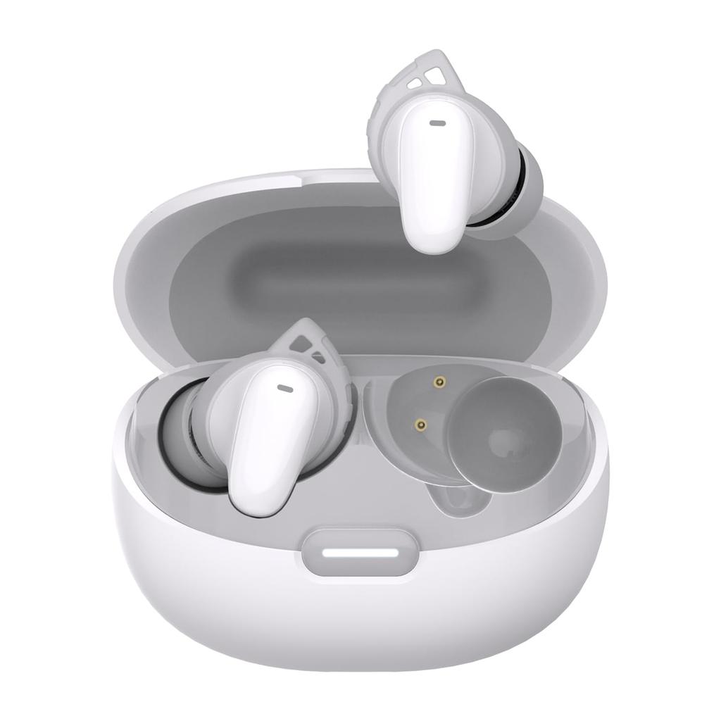 Bluetooth Wireless Earbuds with 6 Silicone Microphones, AI Smart ENC Call Noise Cancelling, IPX7 Waterproof, 65 Hours of Playtime, 2025 Bluetooth 5.4
