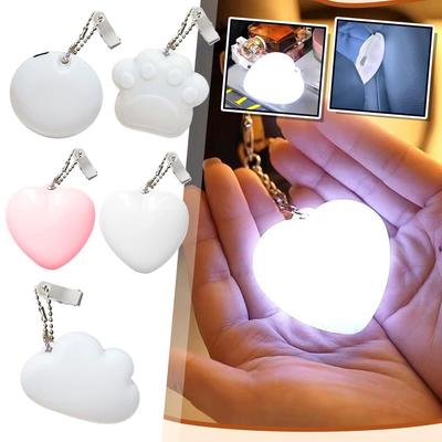 Touch Sensitive Glowing Heart Shape Light LED Automatic Sensing Purse Light Touch Activated Handbag Light Handbag Night Light