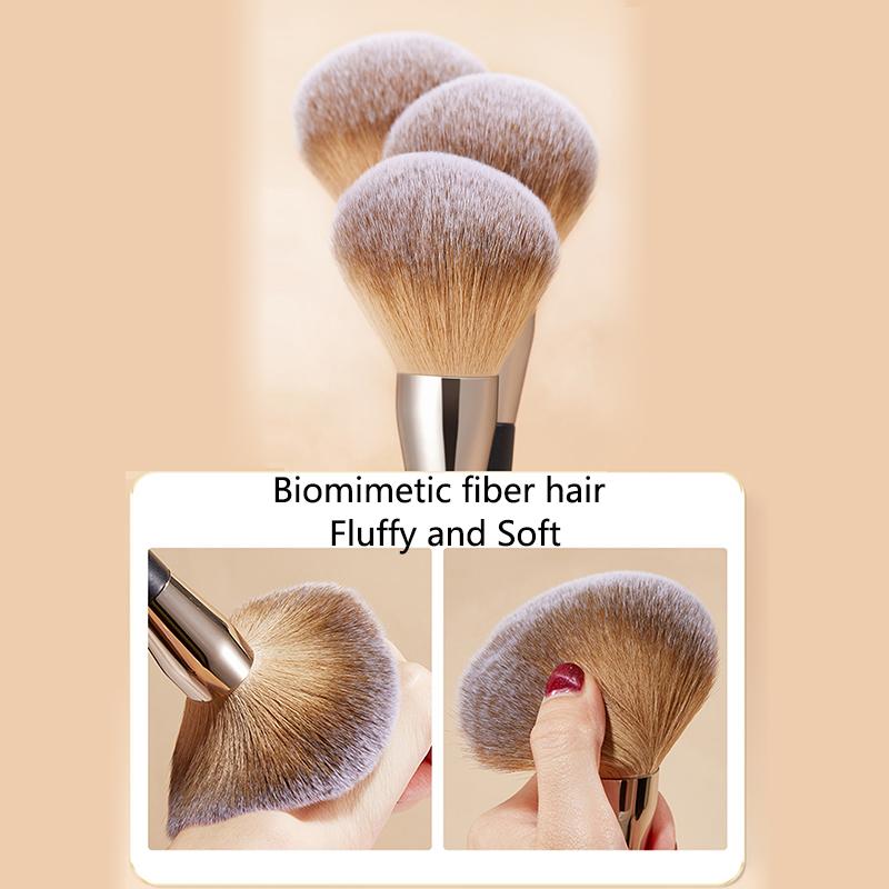 1pc High Quality Fluffy Soft Large Powder Brush Powder Blusher Brushes Repair Brush Multi-function Beginner Makeup Brush Tools
