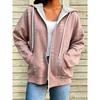 Zipper Splicing Fashion Loose Women's Casual Flower Print Hoodie Fashion Spring And Summer