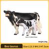 Realistic Cow Plaything Children-Friendly - Lifelike Simulation Bull Miniature, Learning-Enhancing Farm Animal Figure, Non-Toxic & Long-Lasting