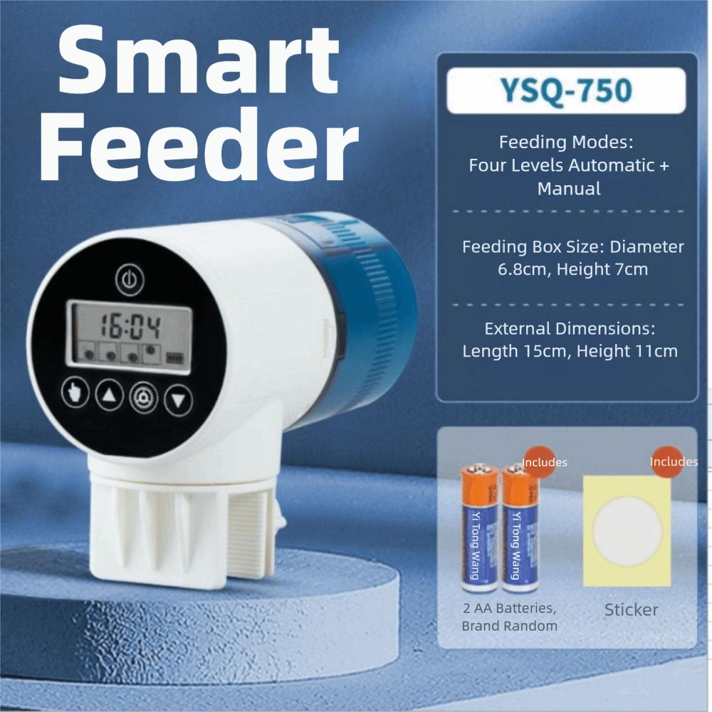 Timer Function Food Feeding Timer Adjustable wall mounted Auto Fish Food Dispenser  Small Tank Use