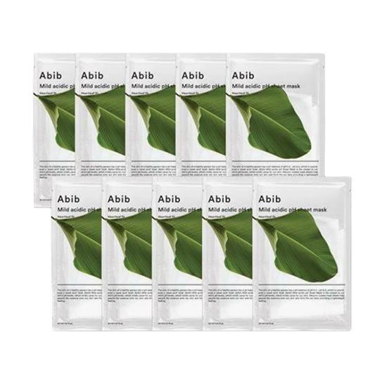 [Abib] Mild Acidic pH Sheet Mask Heartleaf Fit (30ml*10ea) 1 Pack