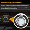 2Pcs Front/Rear AC Climate Control Knob Button Cover Compatible with BMW 5 6 7 Series X5 2014-2018 X6 2014- Replace for 61319393931