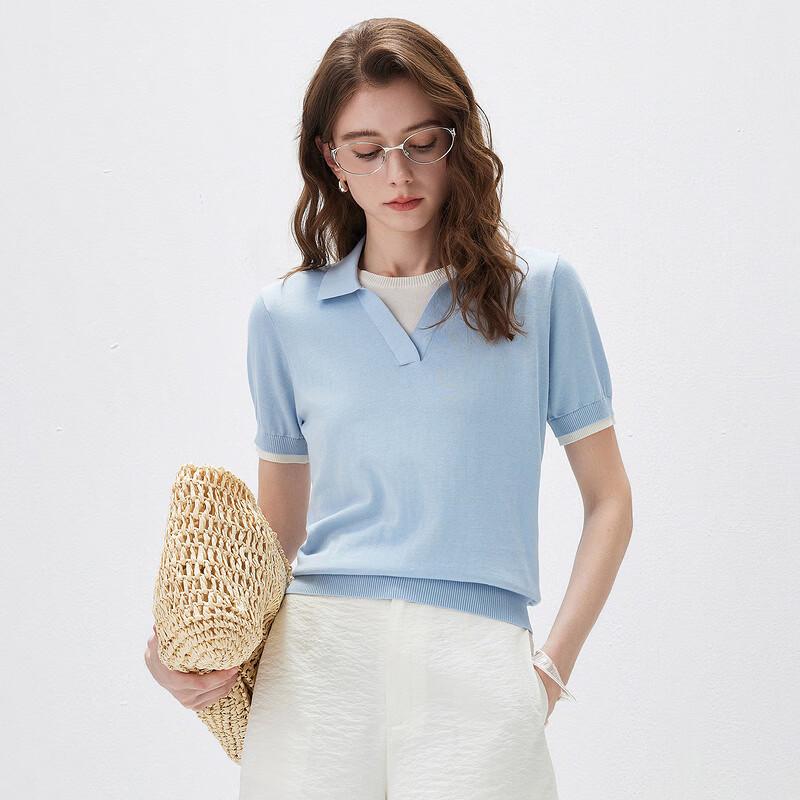Komom Boca Women's Short Sleeve Knit Top
