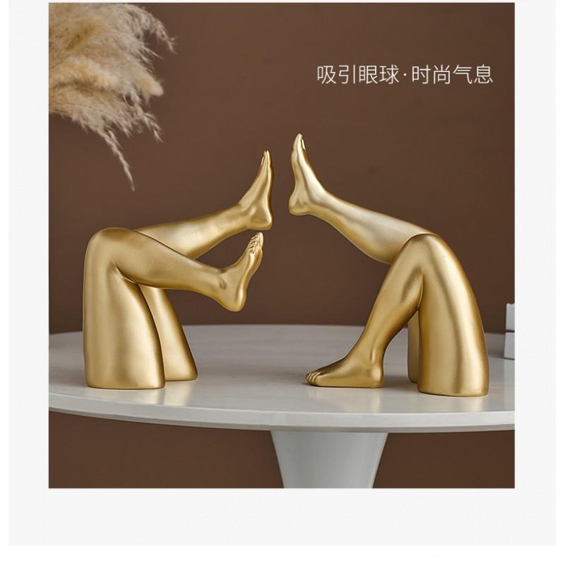 Modern Abstract Human Figure Resin Bookend Sculpture Decor Living Room Office Desk Home