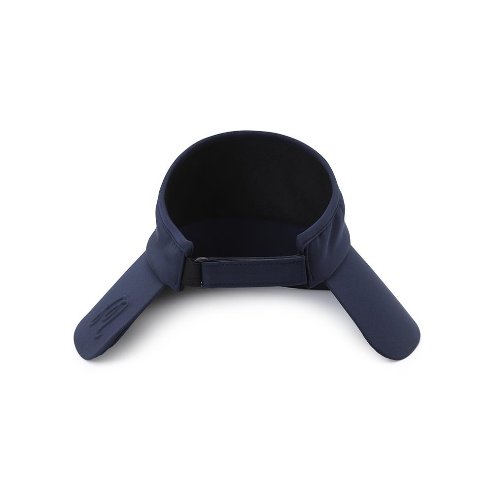 MALBON GOLF Malbon Wide-Brimmed Visor Navy (Woman)