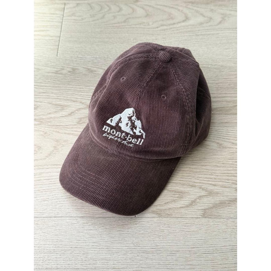Used mont-bell corduroy cap M/L brown