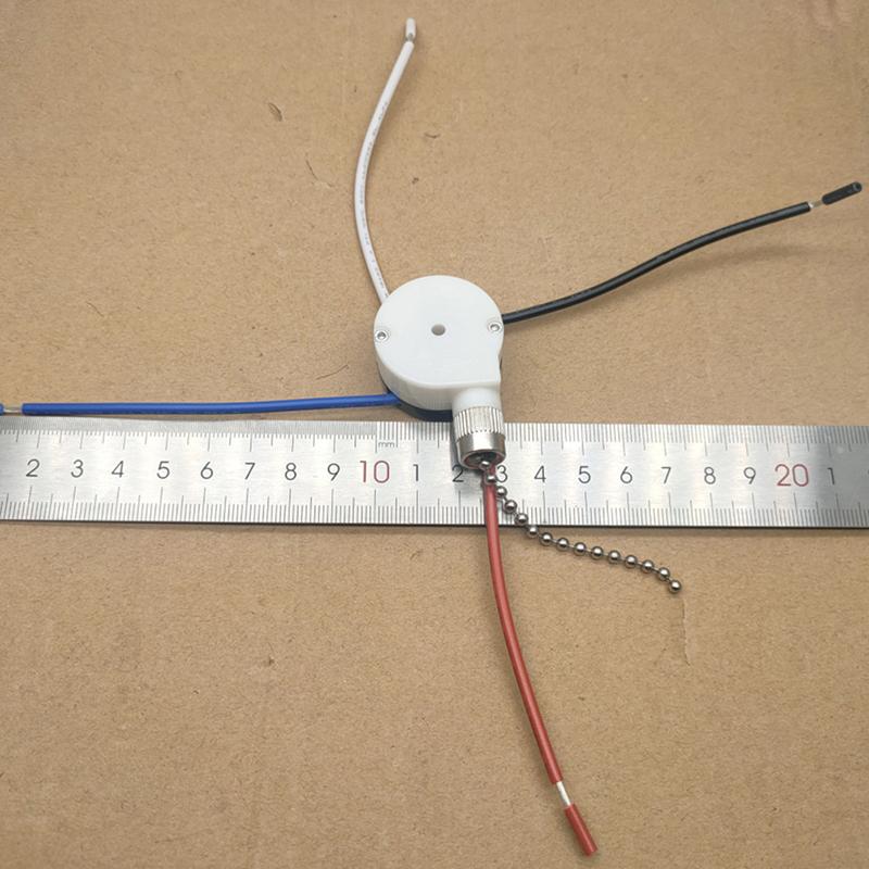 Ceiling Fan Switch Kit 3 Speed 4 Wire Fan Switch Pull Wire Switch With Rope