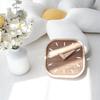 Home Decoration Retro Tabletop Clock Exquisite Wooden Desk Clock Decorative Bedside Table Clock Study Room