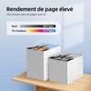 Tintenpatronen - WEISS CANNON - 303 XL Schwarz und Farbe - Kompatibel mit HP Envy Photo - 2er-Pack