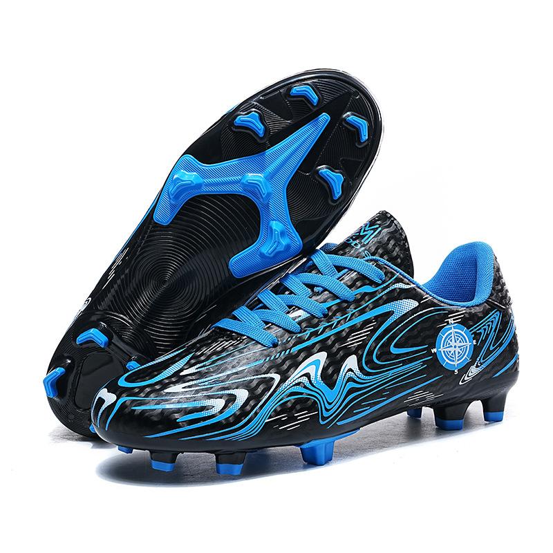 New Children's Football Shoes Women's Training Shoes Boys and Girls Primary and Secondary School Students Adult Football Shoes Broken Pegs
