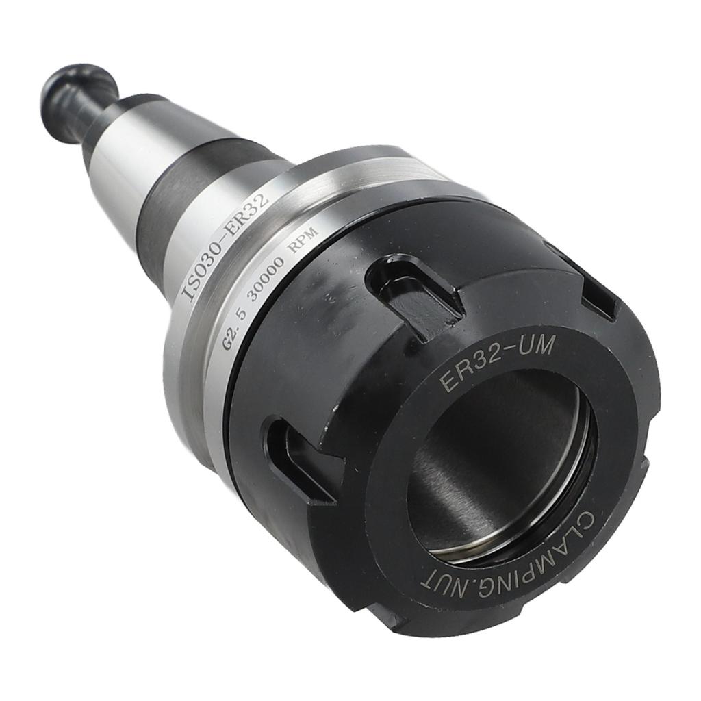 CNC-Bearbeitungseinrichtung ISO30 Spannzangenfutter CNC-Drehbankzubehör Silber und Schwarz Bearbeitungsmaschine Kompatibles Bearbeitungswerkzeugteil