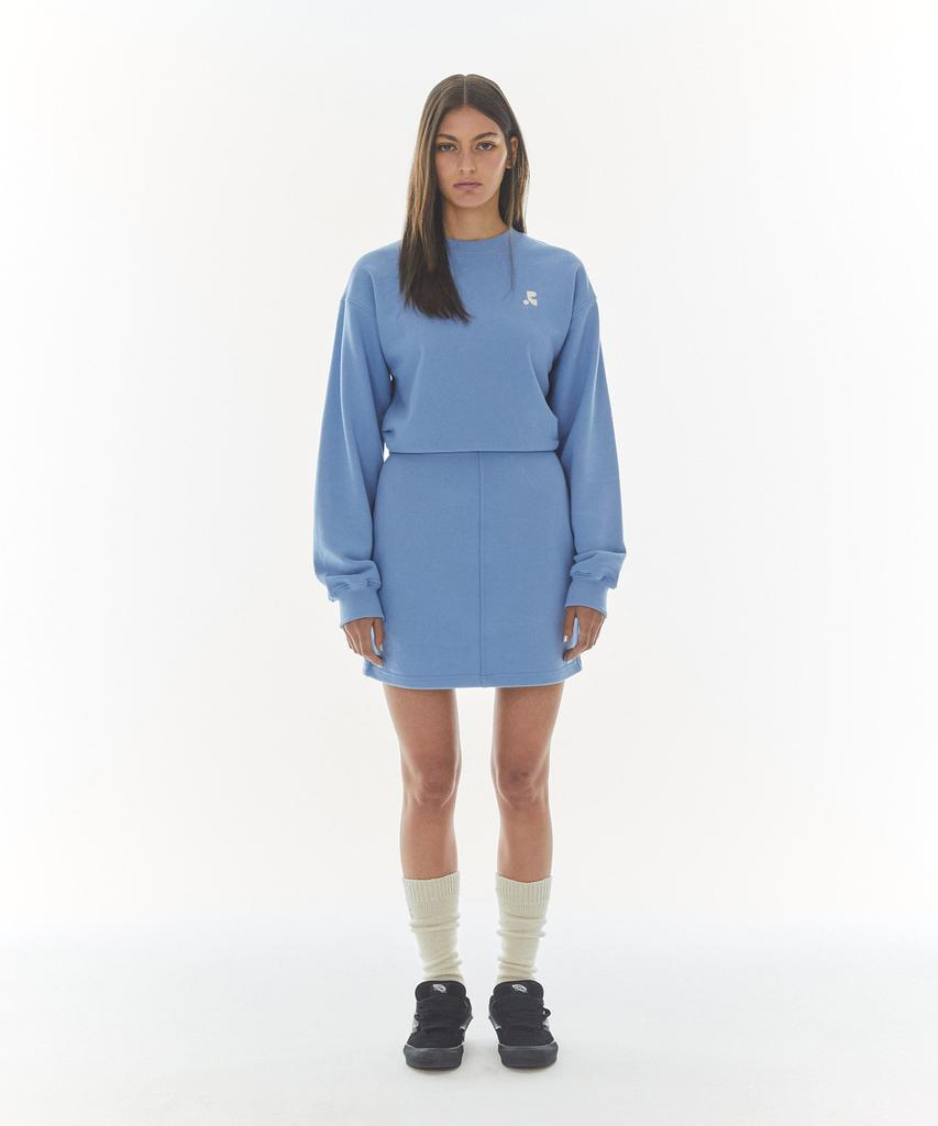 Rest And Recreation Jersey Mini Dress - Blue