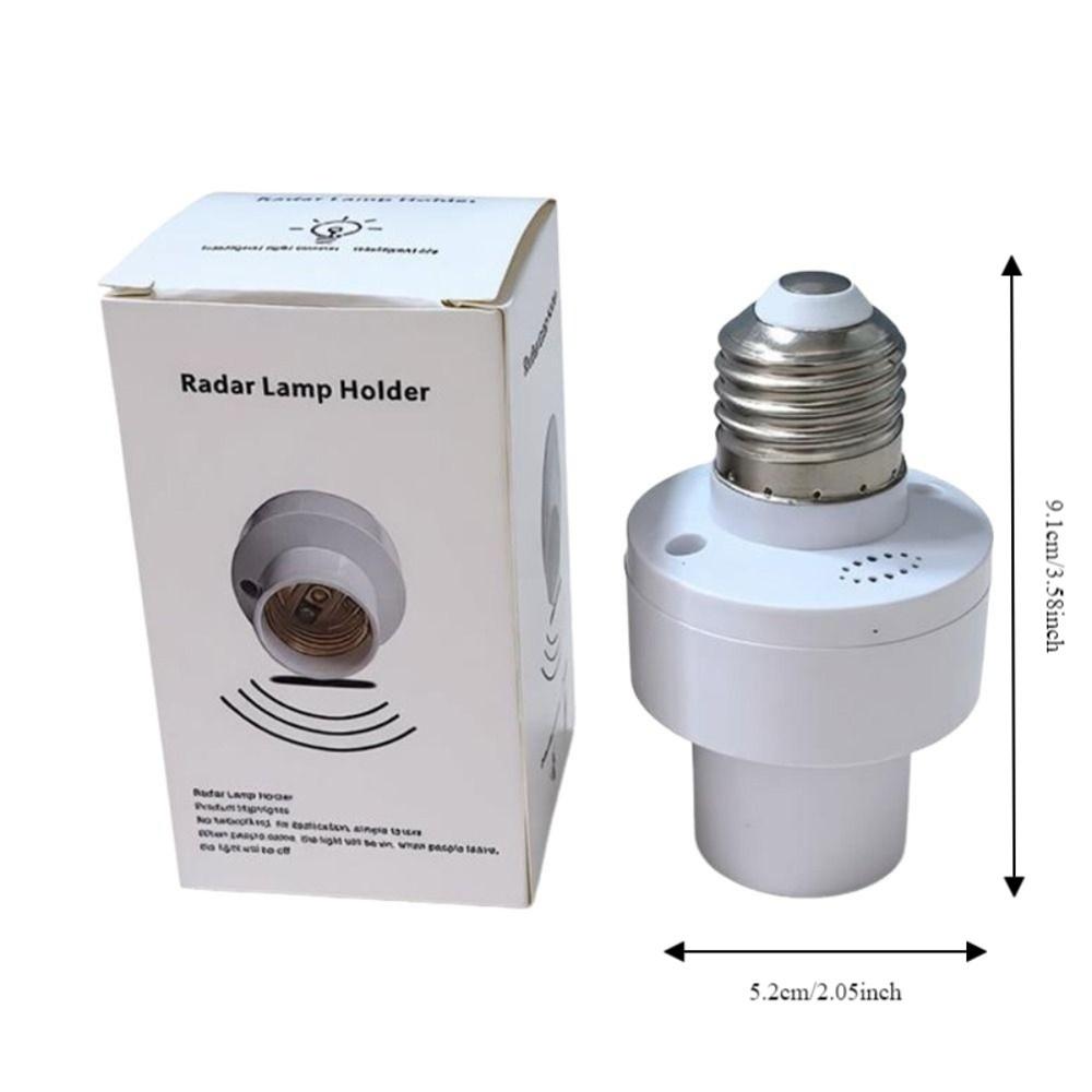 Automatic On Off Sensor Lamp Holder Screw in Lamp Socket Adapter  Lighting Accessories