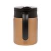 CB Japan QAHWA Coffee Insulated Pot, 600ml, Copper Gold, with Teflon-Coated Interior