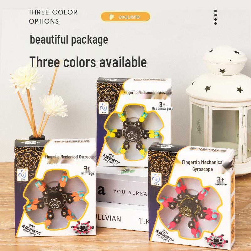 Transformable Magnetic Robot Fidget Spinner for Children