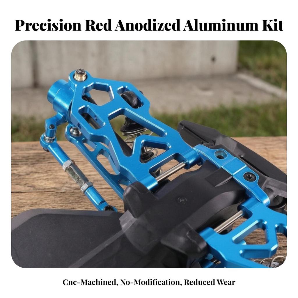 Aluminum RC Car Replacement Parts Set Rigid 1:16 Scale Metal Kit