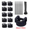 10 Pcs Magnetic Cable Zip Tie Mounts Magnets Cable Zip Ties Multipurpose Magnetic Cable Holder For Cable Management