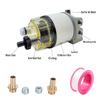 Fuel Water Separator Assembly R12T for Fuel System Maintenance, Metal Housing Replacement Filter for Routine Repair
