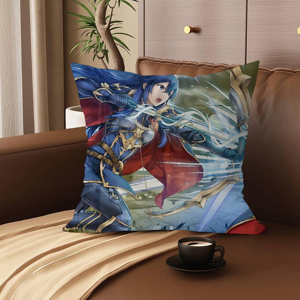 

L-LUCINA Cartoon Animation Office Cushion Pillowcase Car Cushion Cover45X45CM Lumbar Pillowcase Sofa Pillowcover 12x12Inch