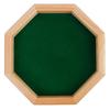 Dice Rolling Tray Octagonal Wood Cosmetic Jewelry for Case DND RPG Roleplaying G