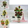 Artificial Plant Container With Colorful Silk Flowers For Indoor Decor And Special Occasions