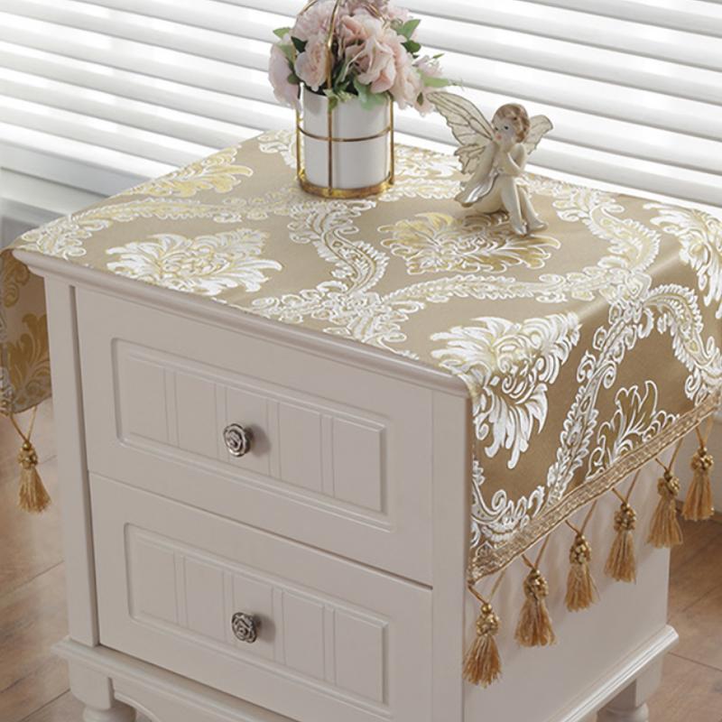 

Европейский стиль Винтаж жаккардовый чехол для прикроватного столика полотенце тумба для телевизора пылезащитный чехол многофункциональный чехол для полотенца скатерть
